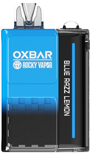 Blue Razz Lemon Rocky Vapor Oxbar M20K Disposable Vape Device