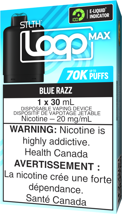 Blue Razz STLTH LOOP MAX Pod Pack