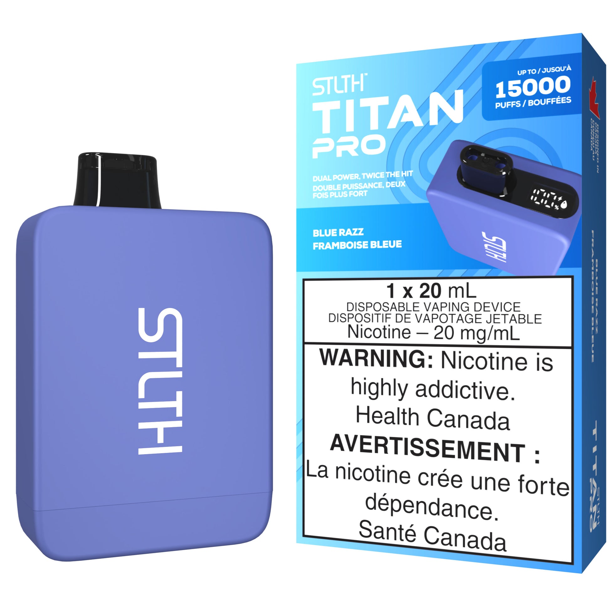 Blue Razz STLTH TITAN PRO