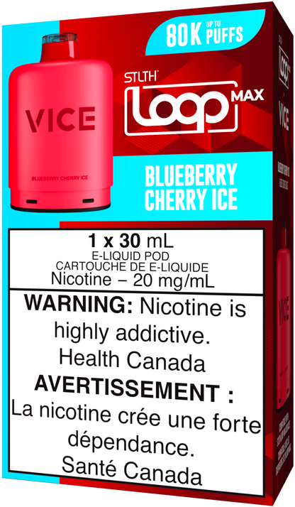 Blueberry Cherry Ice STLTH LOOP MAX X VICE Pod Pack