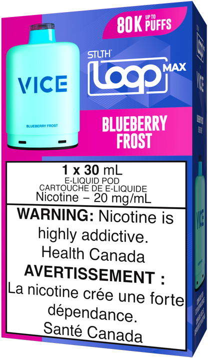 Blueberry Frost STLTH LOOP MAX X VICE Pod Pack