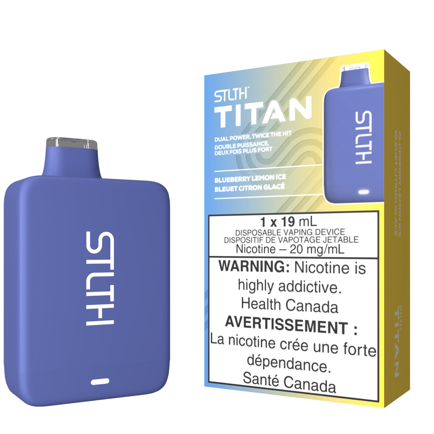 Blueberry Lemon Ice STLTH TITAN Disposable Vape