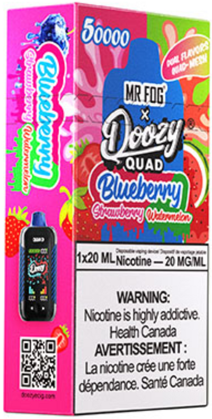 DOOZY QUAD Disposable Vape - Blueberry Strawberry & Blueberry Watermel Cloud Island Vapour DOOZY QUAD Disposable Vape - Blueberry Strawberry & Blueberry Watermel Cloud Island Vapour