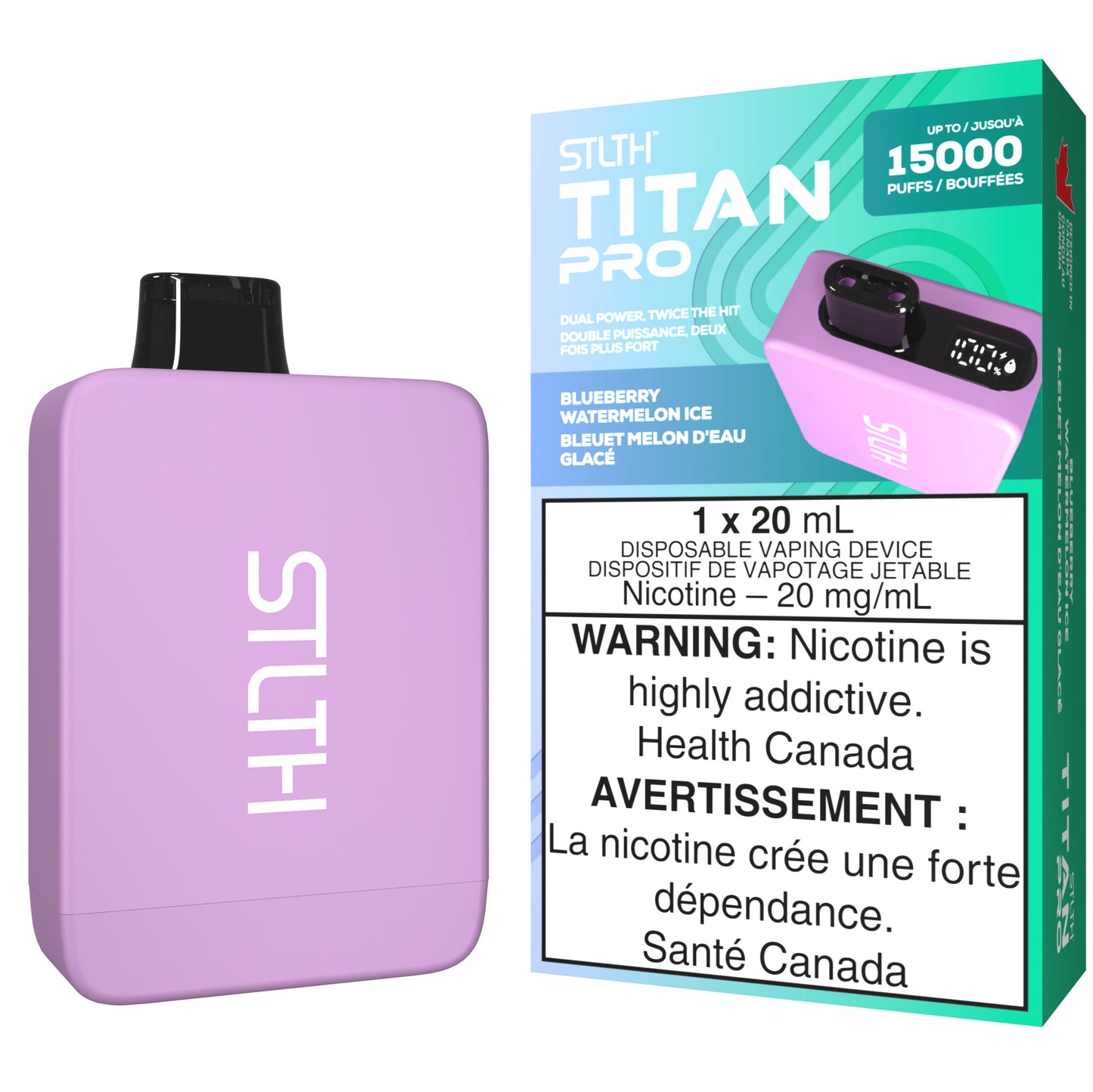 Blueberry Watermelon Ice STLTH TITAN PRO