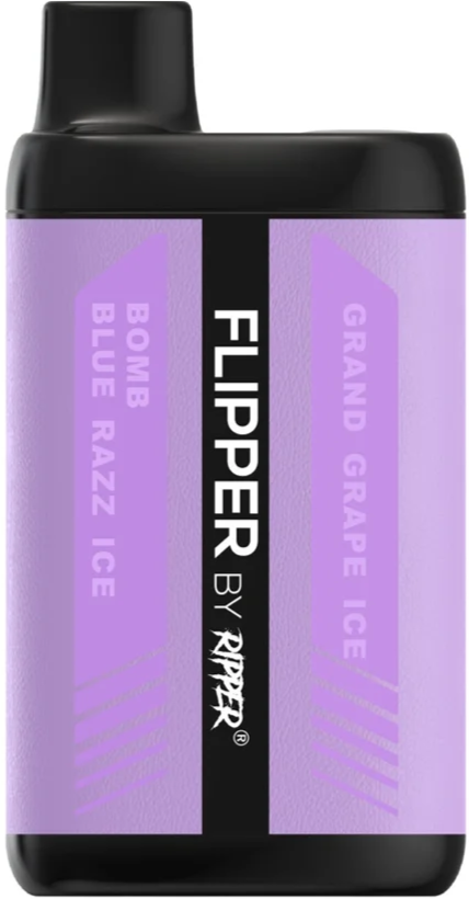 Bomb Blue Razz Ice And Grand Grape Ice Flipper by Ripper vape