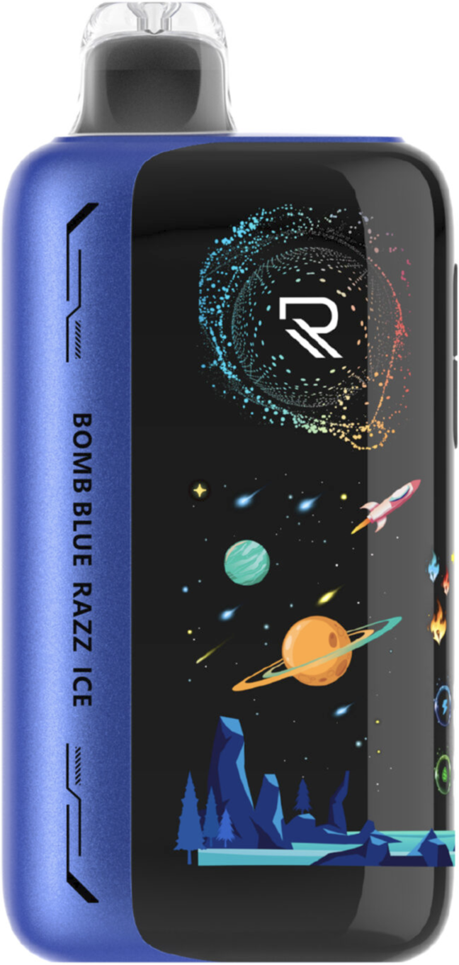 Bomb Blue Razz Ice RUFPUF RIPPER XXX 125K