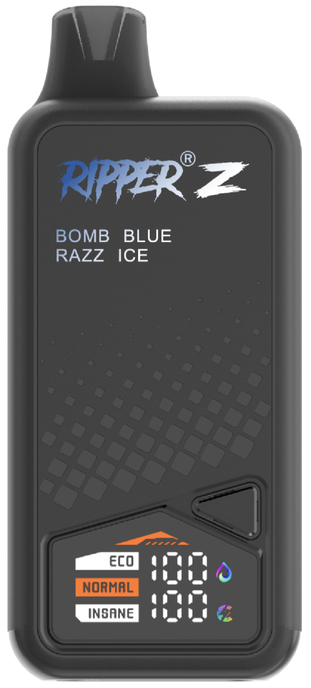 RUFPUF RIPPER Z 99K Disposable Vape - Bomb Blue Razz Ice Cloud Island Vapour RUFPUF RIPPER Z 99K Disposable Vape - Bomb Blue Razz Ice Cloud Island Vapour