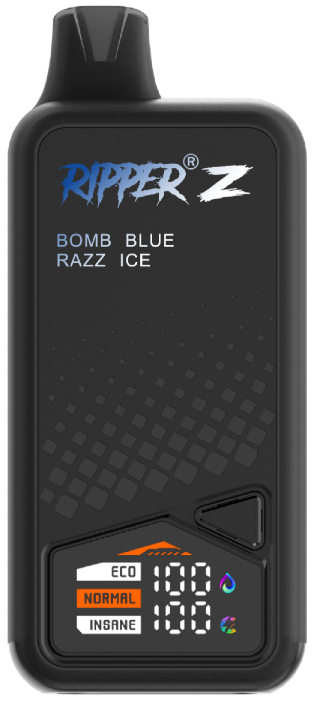 Bomb Blue Razz Ice RUFPUF RIPPER Z 99K