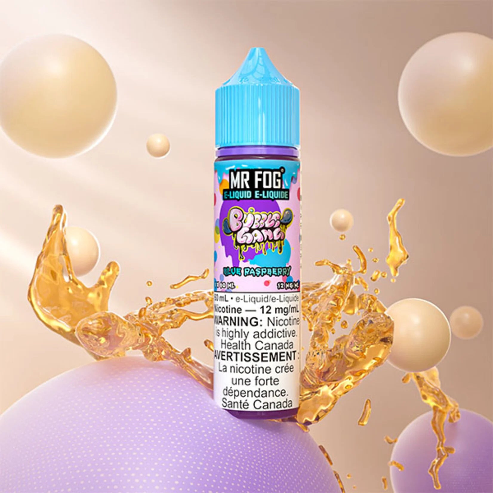 MR FOG E-Liquid 60mL - Bubble Gang Series Blue Raspberry Cloud Island Vapour MR FOG E-Liquid 60mL - Bubble Gang Series Blue Raspberry Cloud Island Vapour