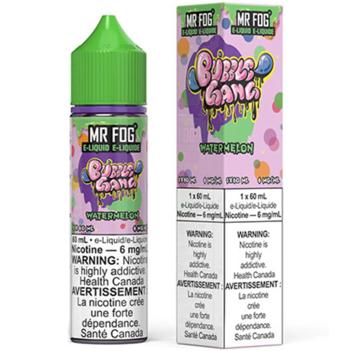 Bubble Gang Watermelon MR FOG E-Liquid 60mL