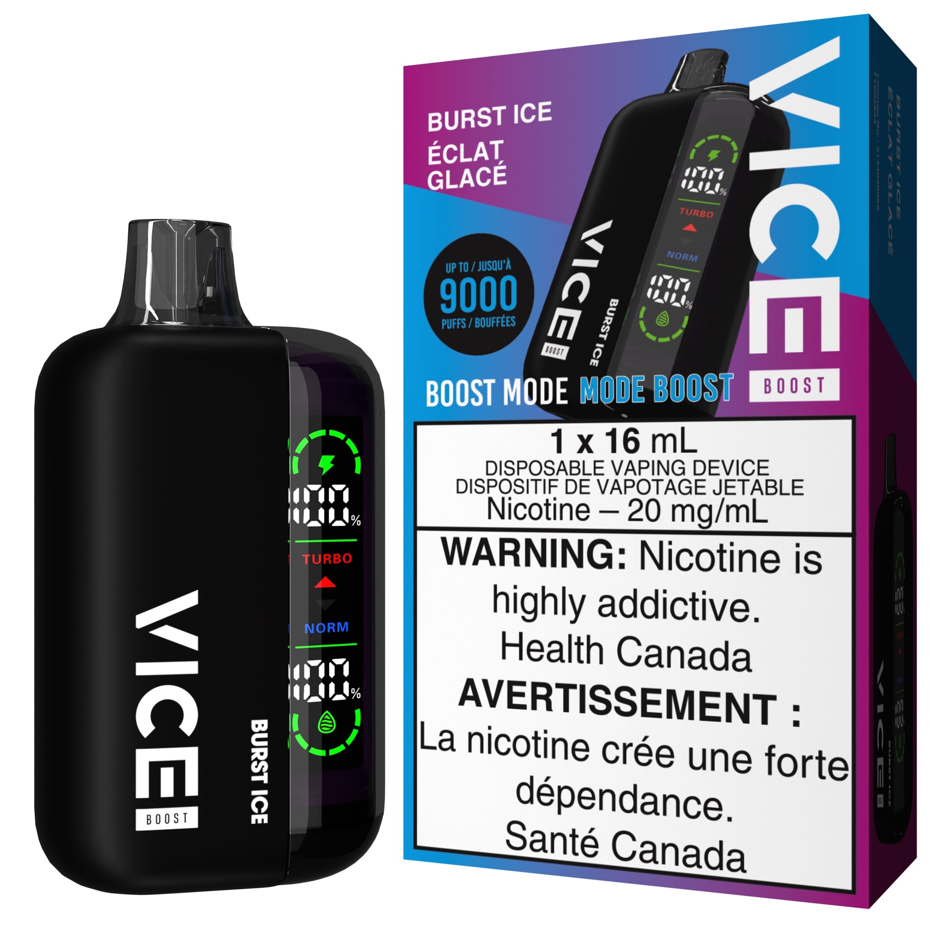 Vice Boost Disposable Vape - Burst Ice Cloud Island Vapour Vice Boost Disposable Vape - Burst Ice Cloud Island Vapour