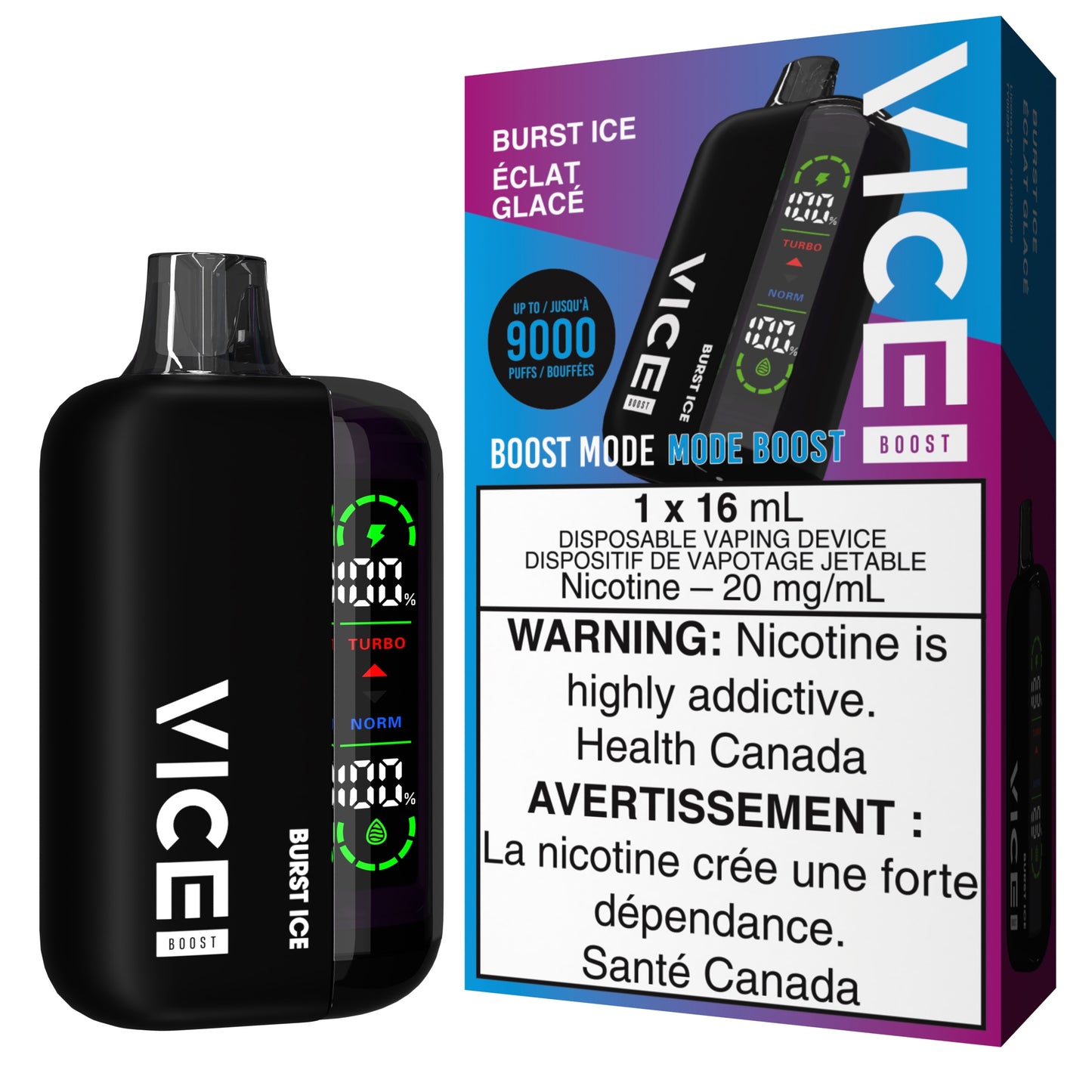 Burst Ice Vice Boost Disposable Vape