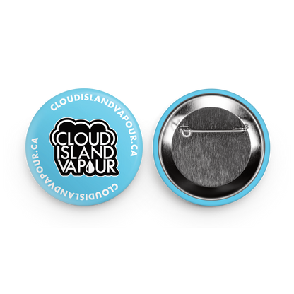 CLOUD ISLAND VAPOUR 2.25-Inch Round Button Pin