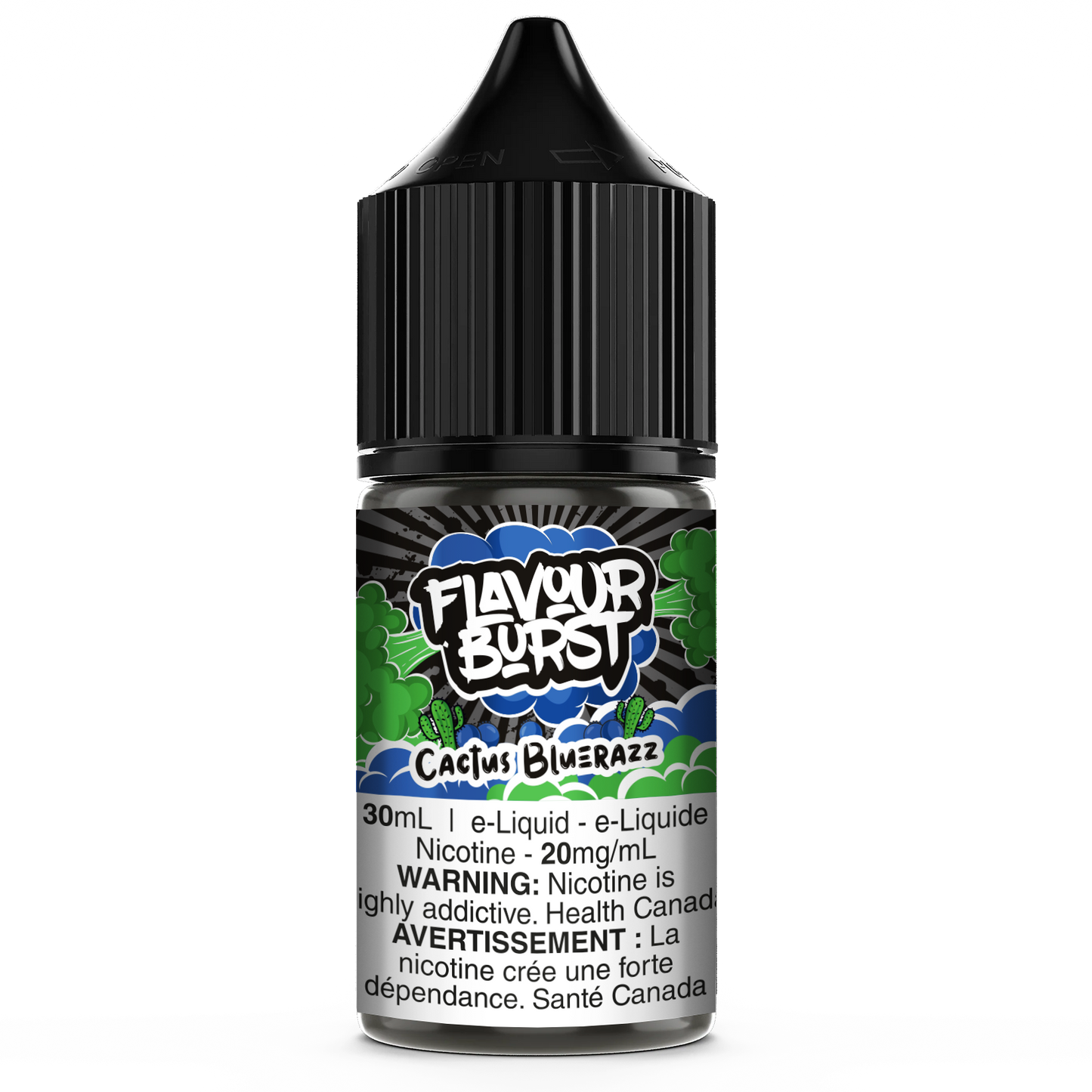 Flavour Burst Salt Nic E-Liquid Cactus Bluerazz