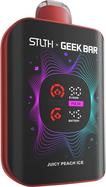 STLTH X GEEK BAR Disposable Vape - Canada Limited Edition: Juicy Peach Ice