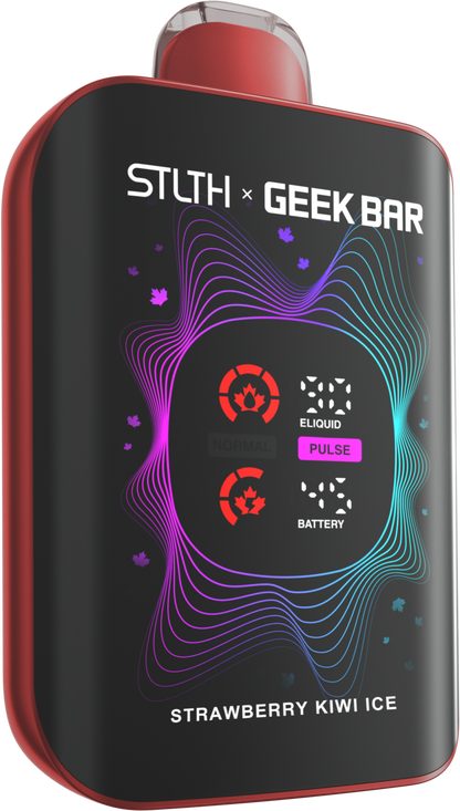 STLTH X GEEK BAR Disposable Vape - Canada Limited Edition: Strawberry Kiwi Ice
