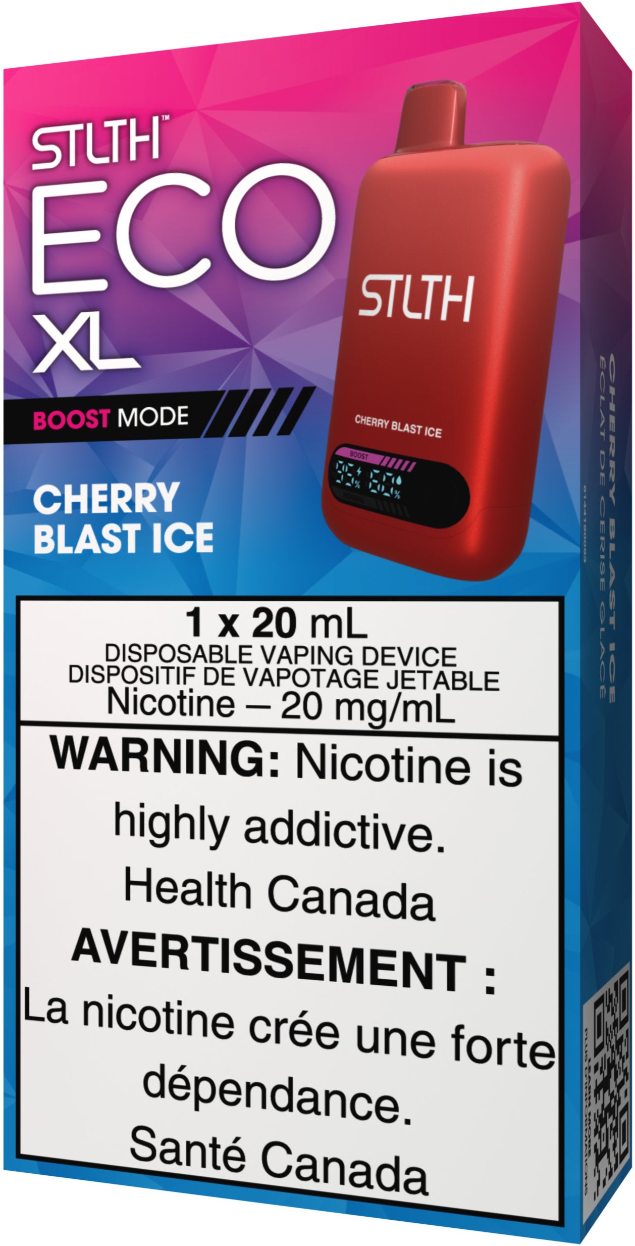 STLTH ECO XL Disposable Vape - Cherry Blast Ice – Cloud Island Vapour
