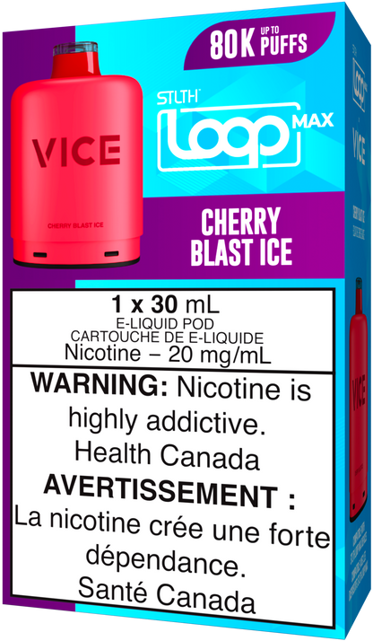 Cherry Blast Ice STLTH LOOP MAX X VICE Pod Pack