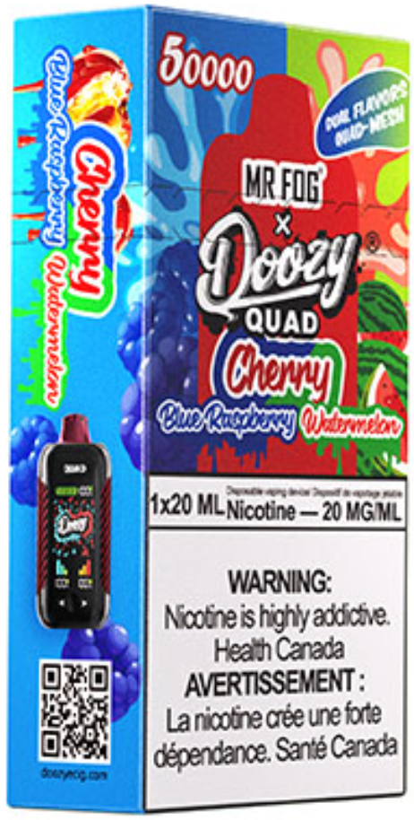 Cherry Blue Raspberry Cherry Watermelon DOOZY QUAD Disposable