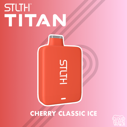 Cherry Classic Ice STLTH TITAN 10K Disposable Vape