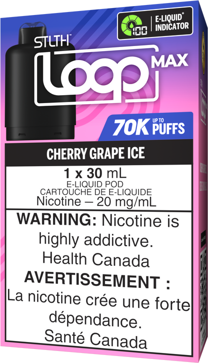 Cherry Grape Ice STLTH LOOP MAX Pod Pack