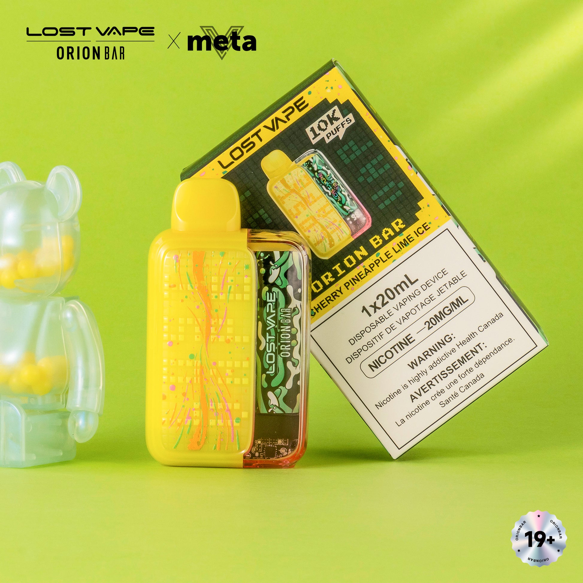 Lost Vape Orion Bar 10000 Disposable Vape - Cherry Pineapple Lime Ice Cloud Island Vapour Lost Vape Orion Bar 10000 Disposable Vape - Cherry Pineapple Lime Ice Cloud Island Vapour