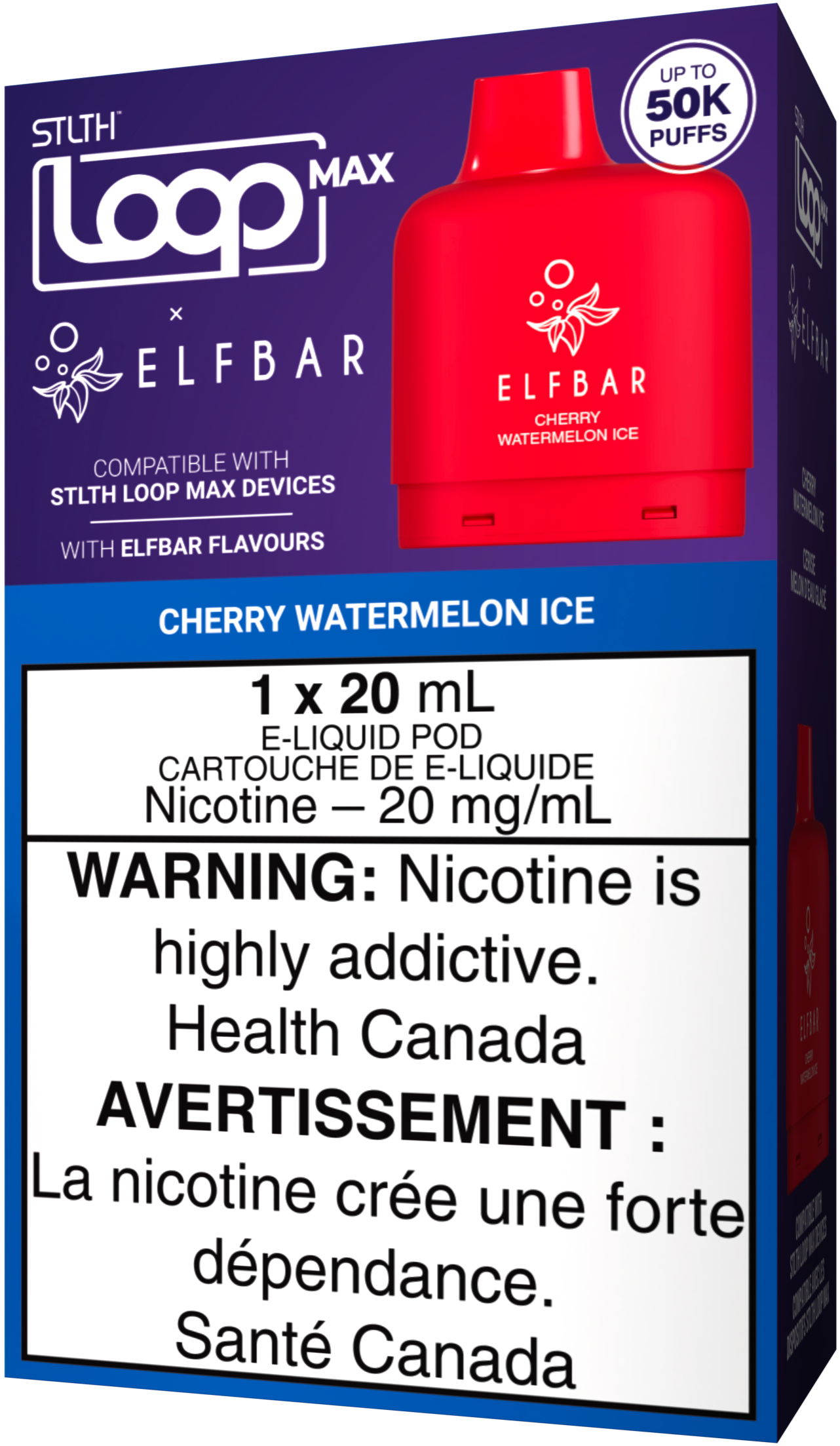 Cherry Watermelon Ice STLTH LOOP MAX X ELFBAR Pod Pack