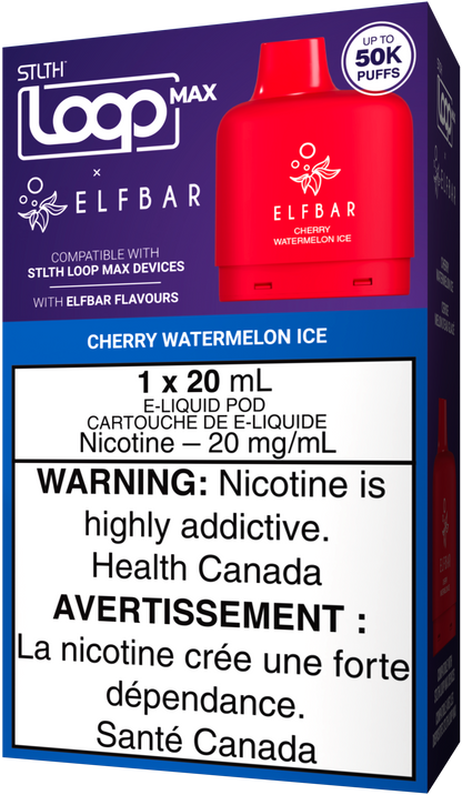 Cherry Watermelon Ice STLTH LOOP MAX X ELFBAR Pod Pack