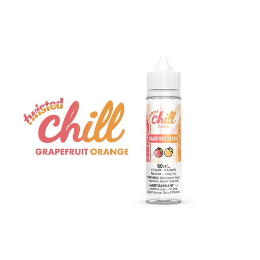 Chill Twisted E-Liquid 60ml bottle in the flavour Grapefruit Orange