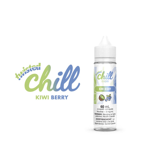 Chill Twisted E-Liquid 60ml bottle in the flavour Kiwi Berry