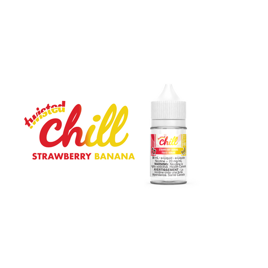 Chill Twisted Salt E-Liquid in the flavour Strawberry Banana