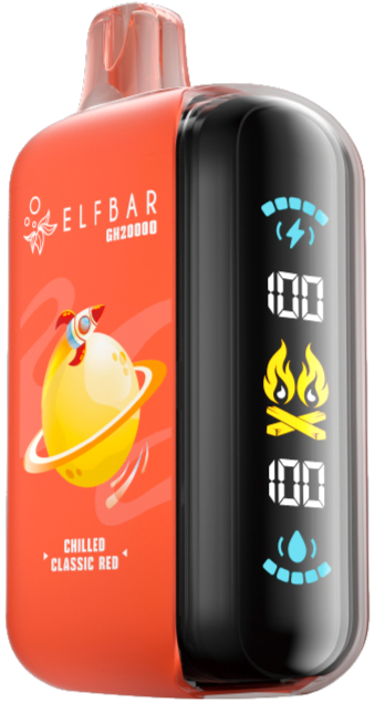 Chilled Classic Red ELF BAR GH20000 GH20K Disposable Vape