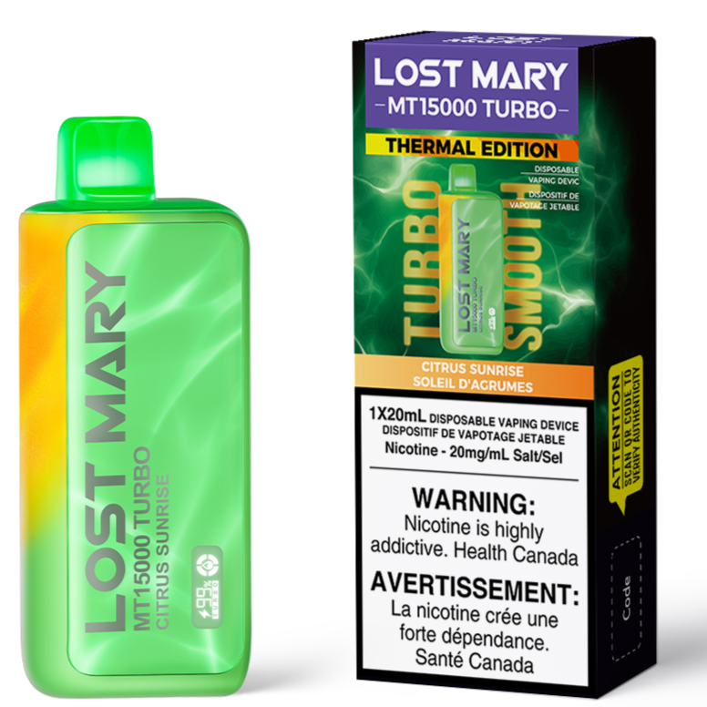 Citrus Sunrise LOST MARY MT15000 TURBO Disposable Vape