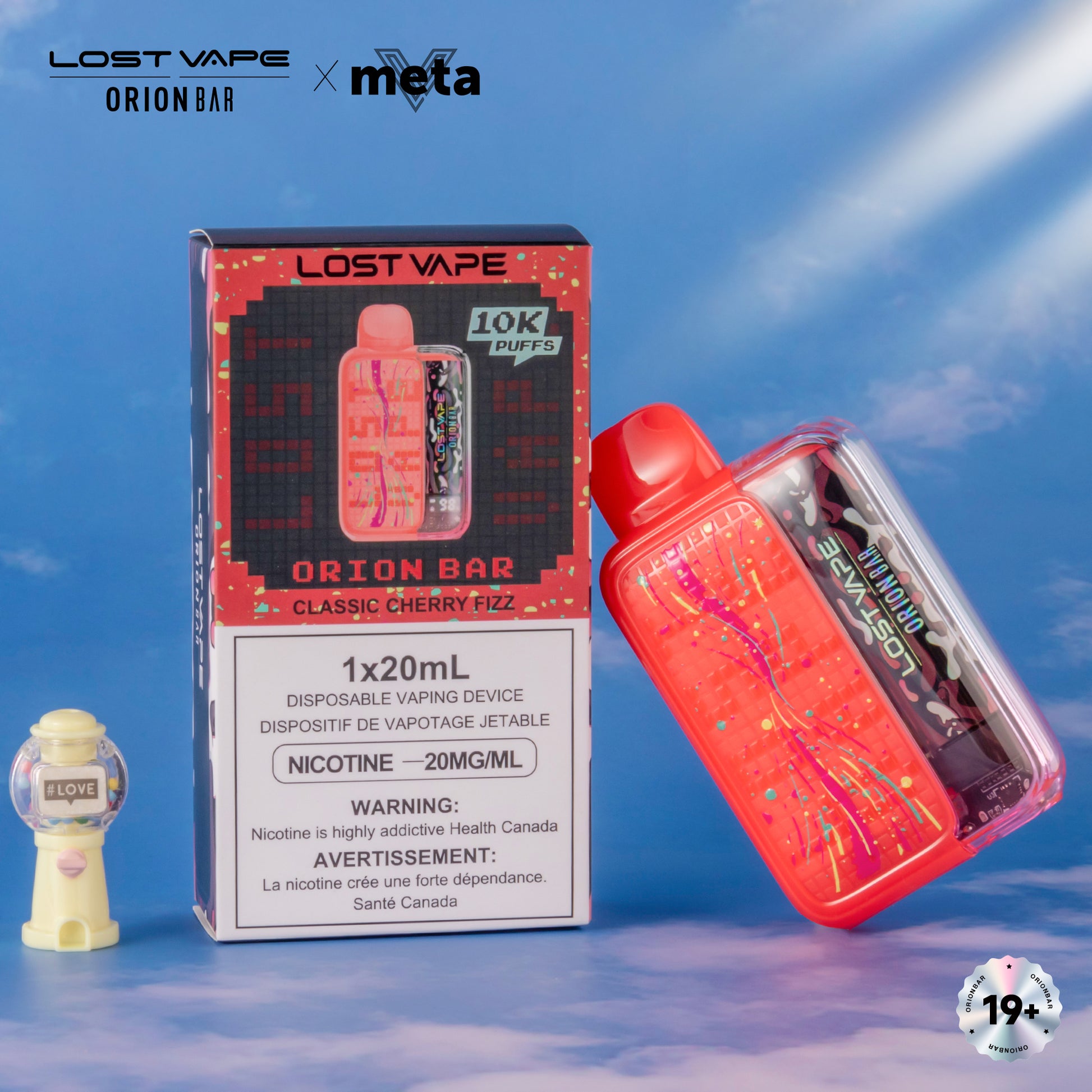 Lost Vape Orion Bar 10000 Disposable Vape - Classic Cherry Fizz Cloud Island Vapour Lost Vape Orion Bar 10000 Disposable Vape - Classic Cherry Fizz Cloud Island Vapour
