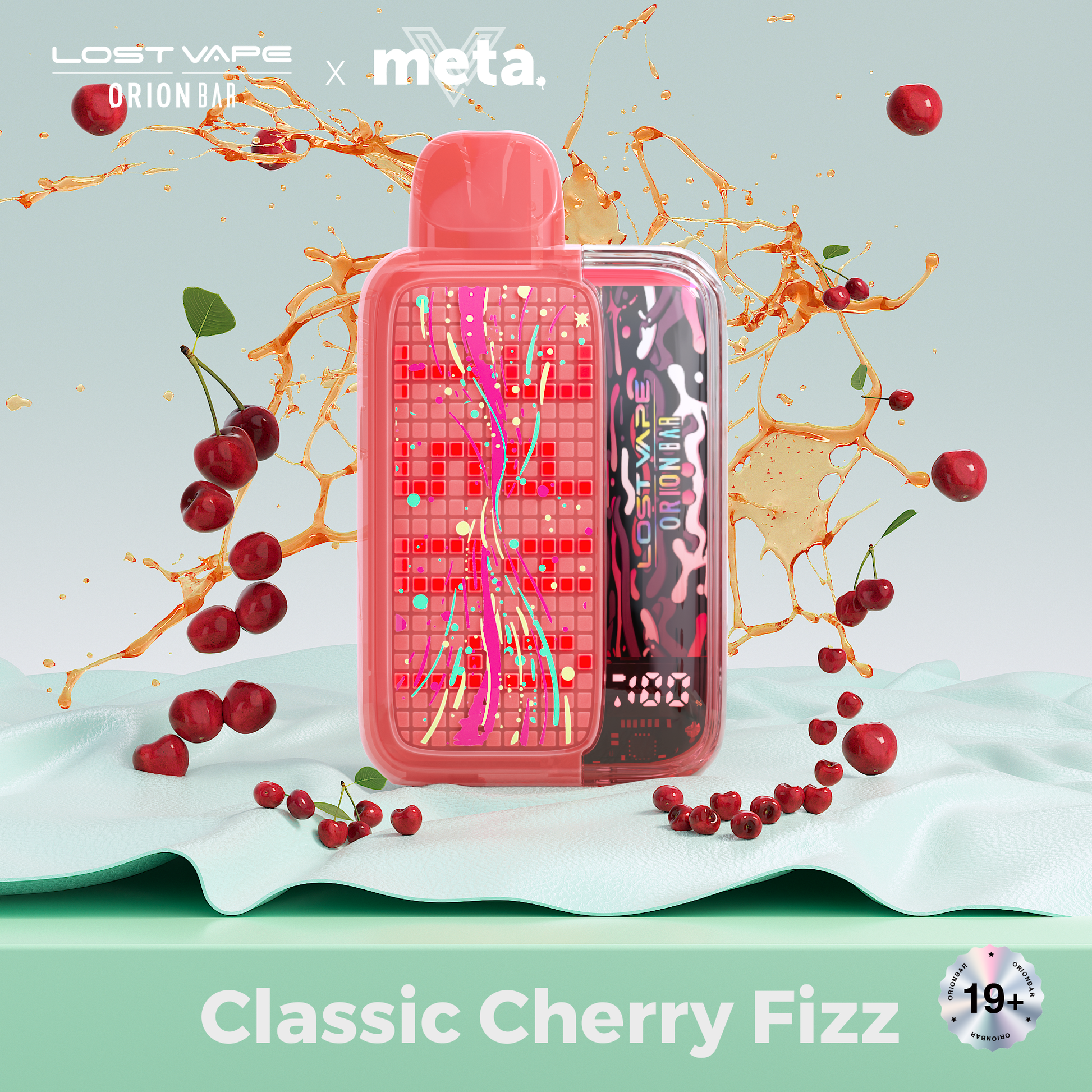 Classic Cherry Fizz Lost Vape Orion Bar 10000 Puffs 10K Disposable Vape