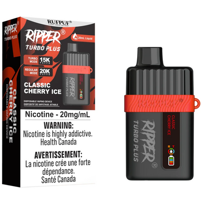 Classic Cherry Ice RIPPER TURBO PLUS Disposable Vape