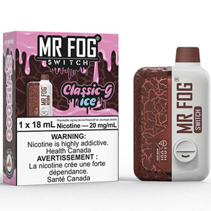 MR FOG SWITCH SW15000 Disposable Vape - Classic-G Ice Cloud Island Vapour MR FOG SWITCH SW15000 Disposable Vape - Classic-G Ice Cloud Island Vapour