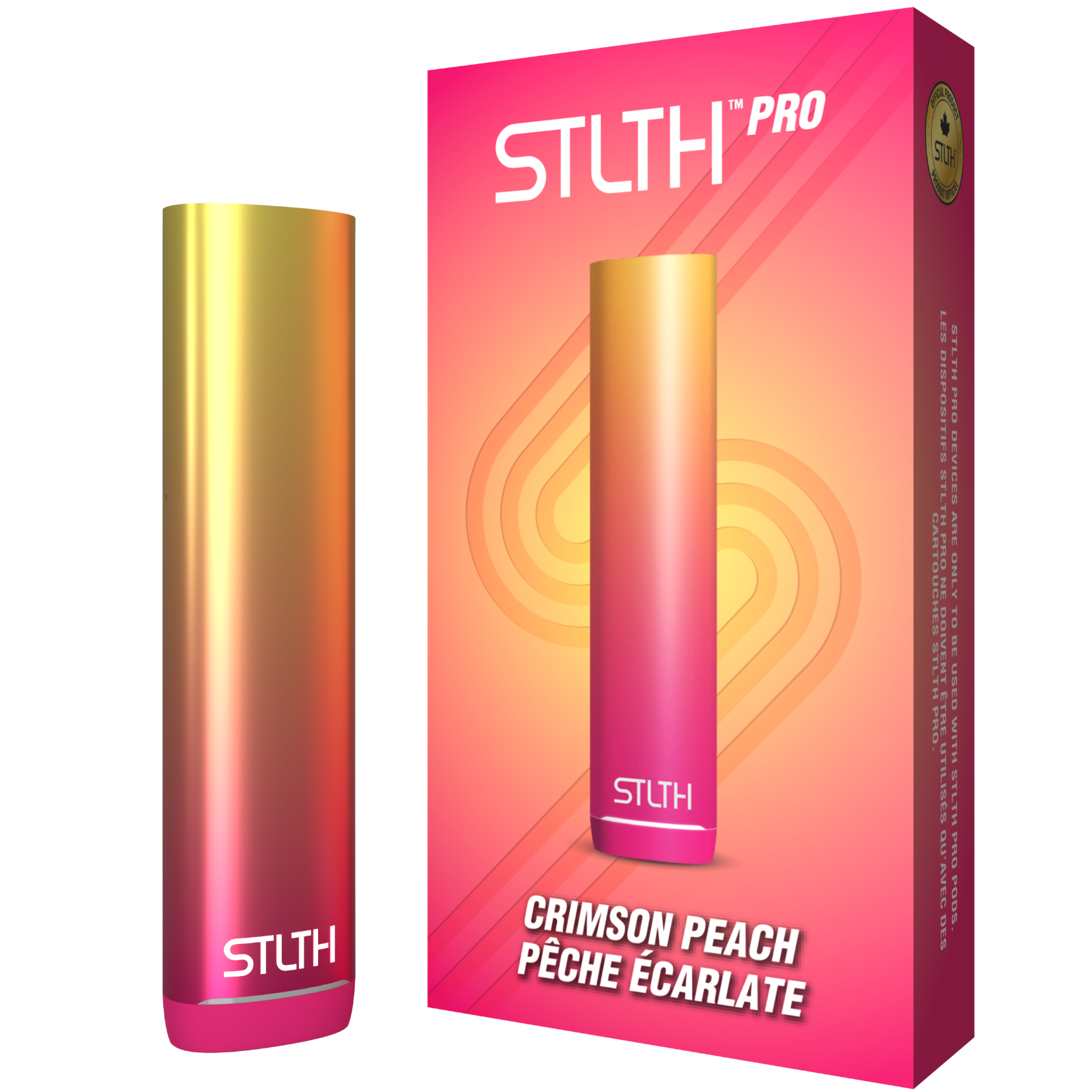 Crimson Peach STLTH PRO Device Type-C