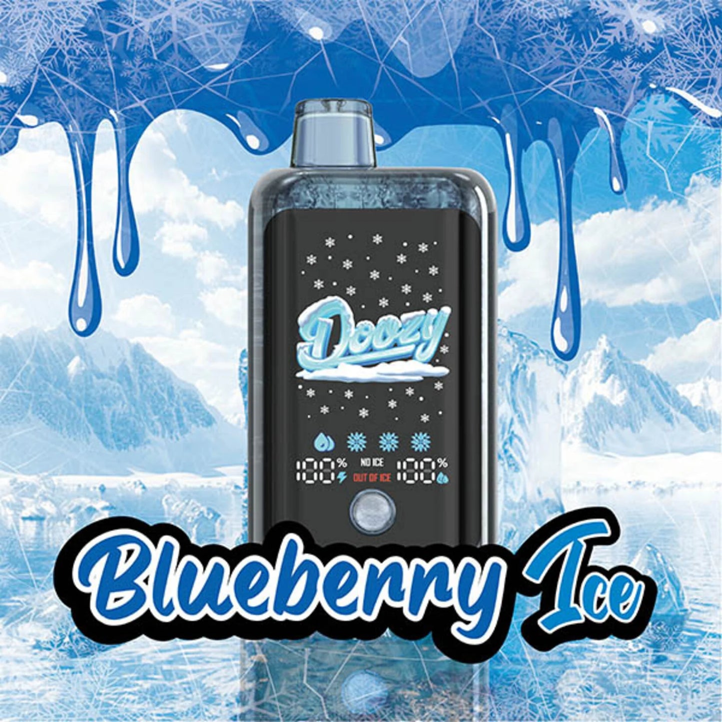 DOOZY ICE CUBE Disposable Blueberry Ice