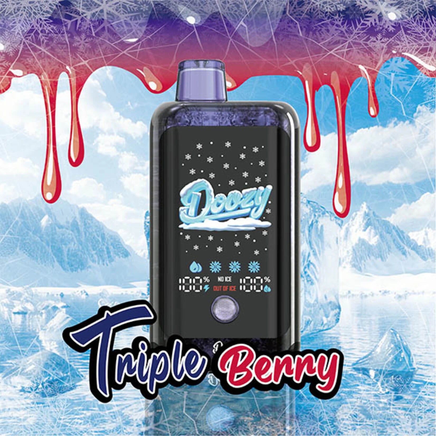 DOOZY ICE CUBE Disposable Triple Berry