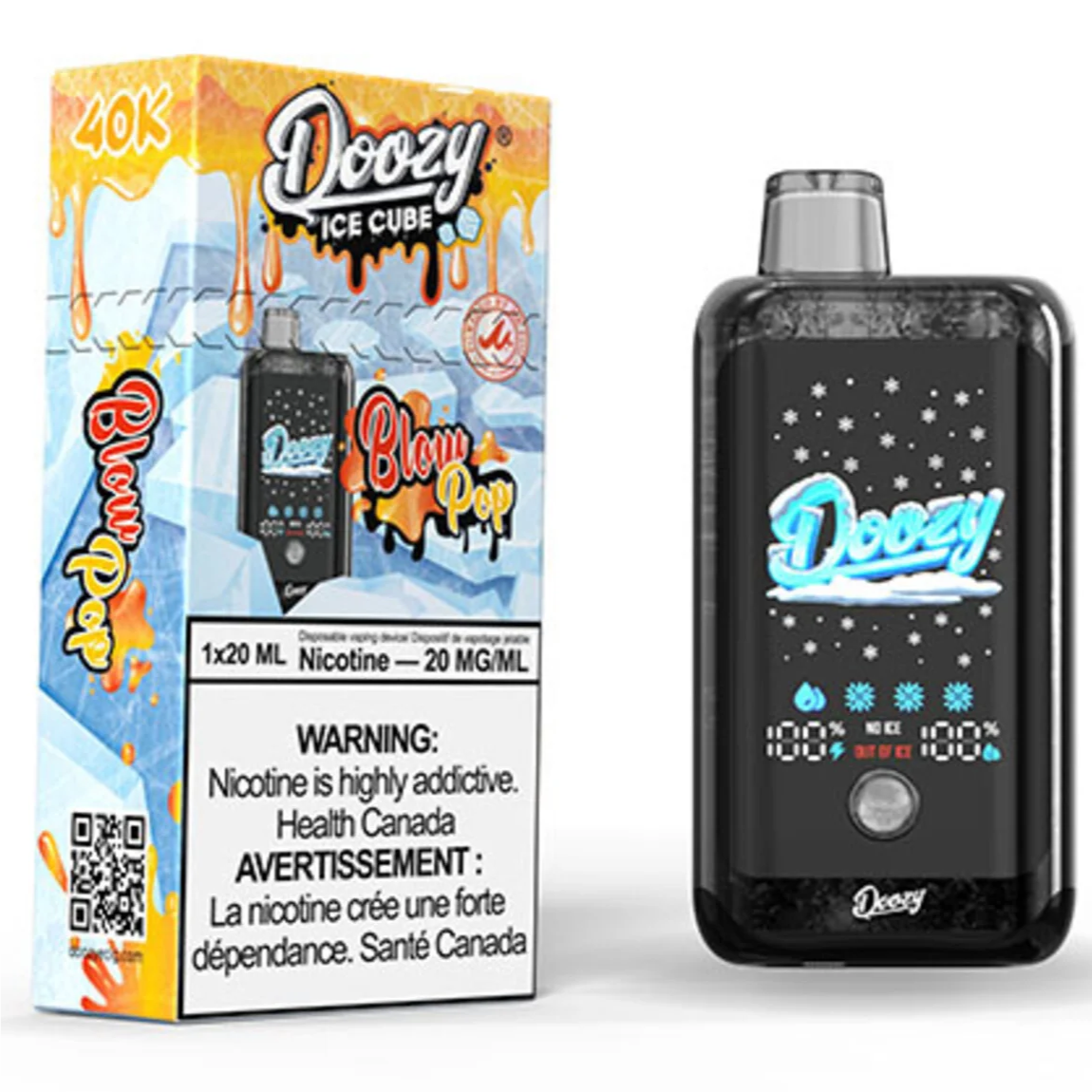 blow disposable vape DOOZY ICE CUBE 40K Lost Mary BM600 Pods Flavors:Strawberry Cupcake Strawberry RAZ Vape |