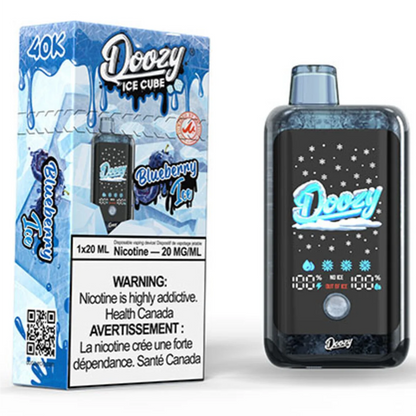 DOOZY ICE CUBE Disposable Vape Blueberry Ice