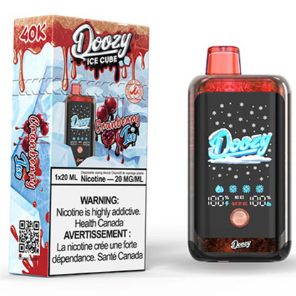 DOOZY ICE CUBE Disposable Vape Cranberry Ice