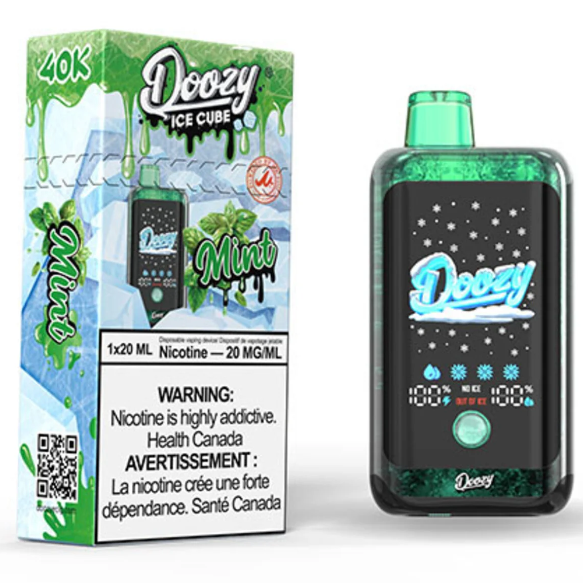 DOOZY ICE CUBE Disposable Vape Mint