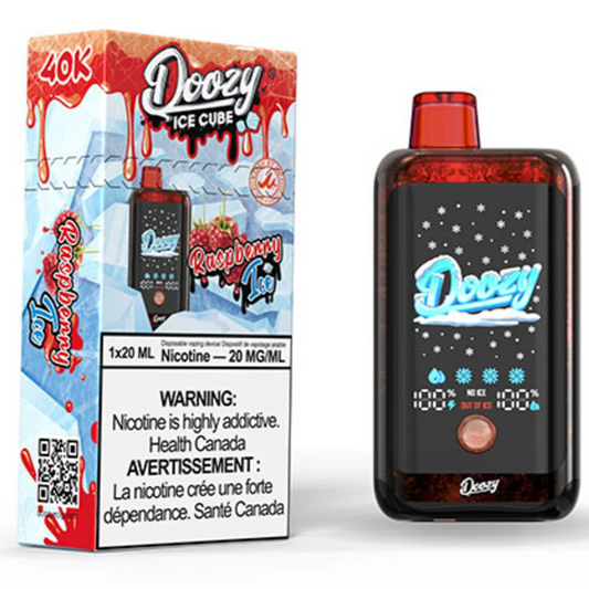 DOOZY ICE CUBE Disposable Vape Raspberry Ice