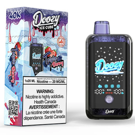 DOOZY ICE CUBE Disposable Vape Triple Berry