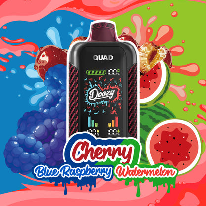 DOOZY QUAD Cherry Blue Raspberry Cherry Watermelon
