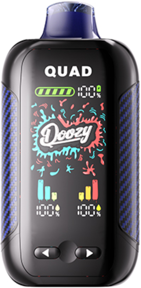 DOOZY QUAD Disposable Vape - Blue Rancher & Blackberry Blueberry Cloud Island Vapour DOOZY QUAD Disposable Vape - Blue Rancher & Blackberry Blueberry Cloud Island Vapour