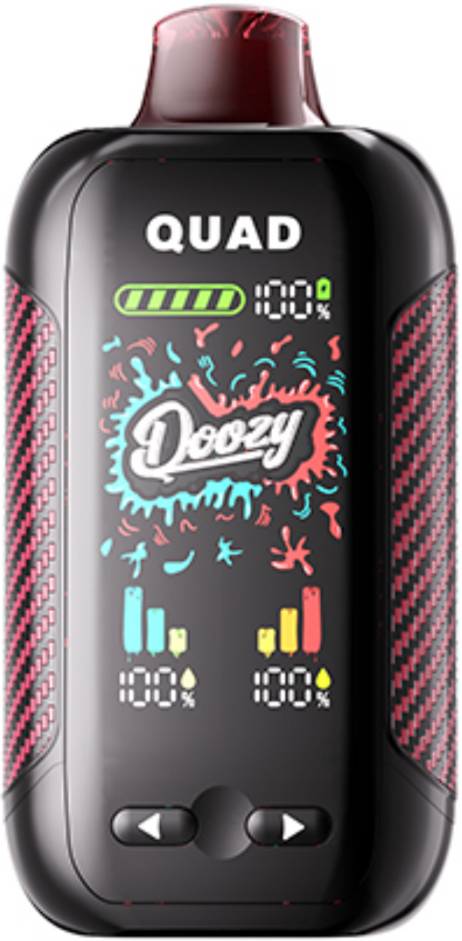 DOOZY QUAD Disposable Cherry Blue Raspberry Cherry Watermelon