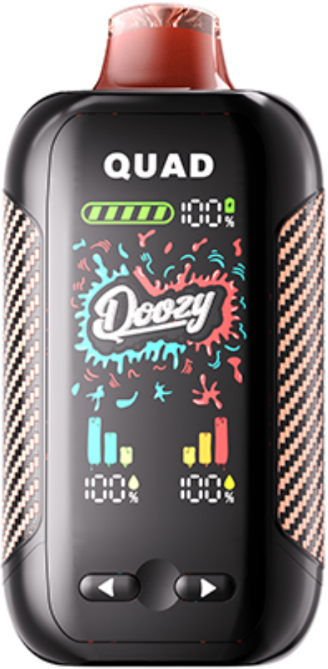 DOOZY QUAD Disposable Peach Watermelon Peach Strawberry